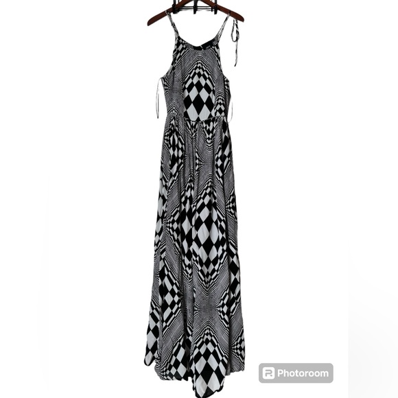 ASOS floor length optical illusion dress - Picture 5 of 6